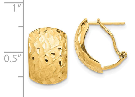 14k Yellow Gold Earrings Style TF1525 - Classique Jewelry Inc.