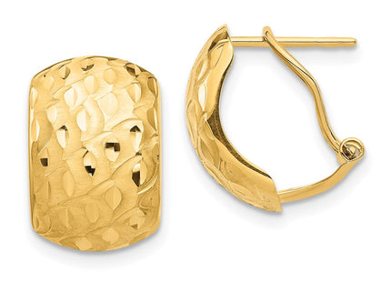 14k Yellow Gold Earrings Style TF1525 - Classique Jewelry Inc.