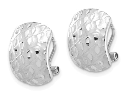 14k White Gold Earrings Style TF1526 - Classique Jewelry Inc.