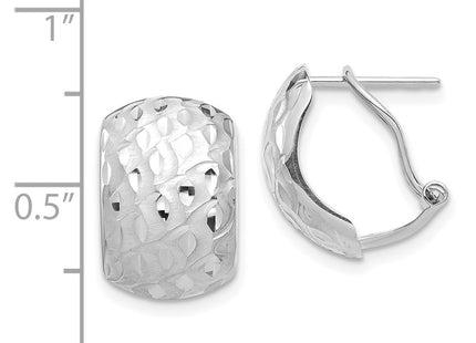 14k White Gold Earrings Style TF1526 - Classique Jewelry Inc.