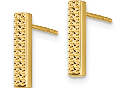 14k Yellow Gold Earrings Style TF1532 - Classique Jewelry Inc.