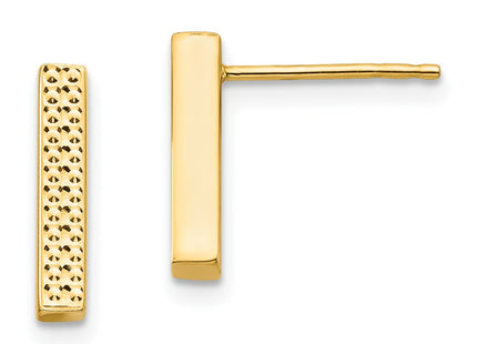 14k Yellow Gold Earrings Style TF1532 - Classique Jewelry Inc.