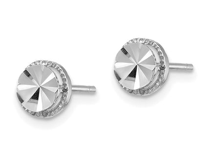 14k White Gold Earrings Style TF1535 - Classique Jewelry Inc.