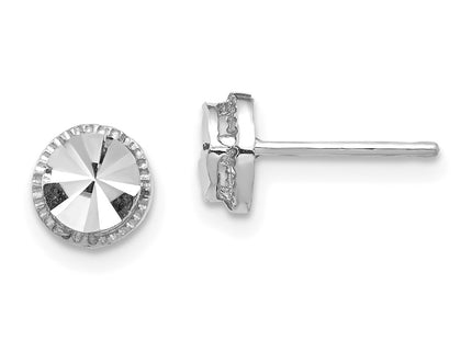 14k White Gold Earrings Style TF1535 - Classique Jewelry Inc.