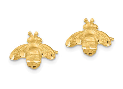 14k Yellow Gold Earrings Style TF1551 - Classique Jewelry Inc.