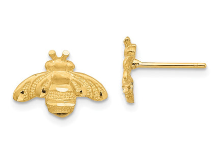 14k Yellow Gold Earrings Style TF1551 - Classique Jewelry Inc.