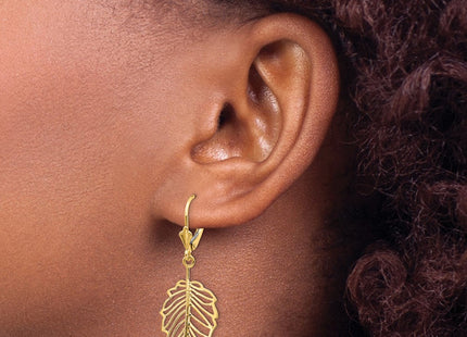 14k Yellow Gold Earrings Style TF1554 - Classique Jewelry Inc.