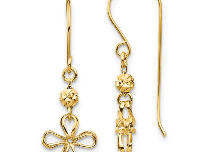 14k Yellow Gold Earrings Style TF1557 - Classique Jewelry Inc.