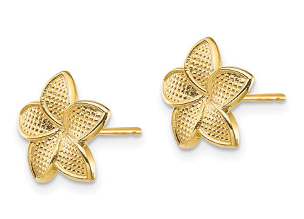 14k Yellow Gold Earrings Style TF1558 - Classique Jewelry Inc.