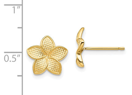 14k Yellow Gold Earrings Style TF1558 - Classique Jewelry Inc.