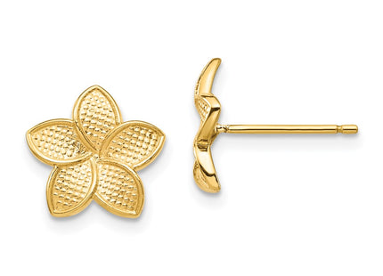 14k Yellow Gold Earrings Style TF1558 - Classique Jewelry Inc.