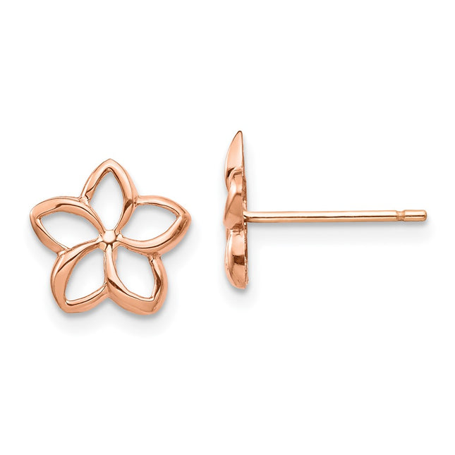 14k Rose Gold Earrings Style TF1562 - Classique Jewelry Inc.