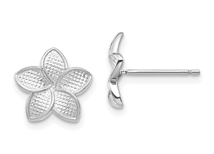 14k White Gold Earrings Style TF1564 - Classique Jewelry Inc.