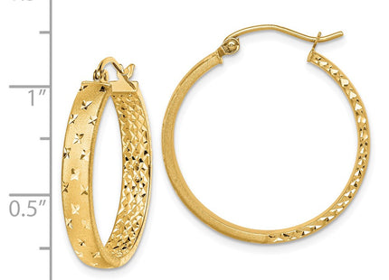 14k Yellow Gold Earrings Style TF1573 - Classique Jewelry Inc.