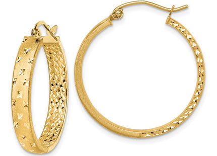 14k Yellow Gold Earrings Style TF1573 - Classique Jewelry Inc.