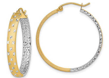 14K gold hoop earrings