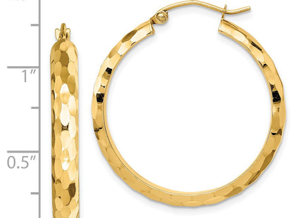 14k Yellow Gold Earrings Style TF1578 - Classique Jewelry Inc.