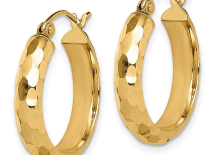 14k Yellow Gold Earrings Style TF1579 - Classique Jewelry Inc.