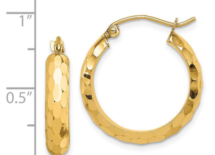 14k Yellow Gold Earrings Style TF1579 - Classique Jewelry Inc.