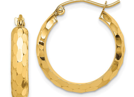 14k Yellow Gold Earrings Style TF1579 - Classique Jewelry Inc.