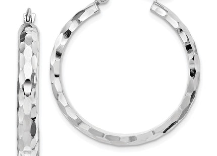 14k White Gold Earrings Style TF1587 - Classique Jewelry Inc.