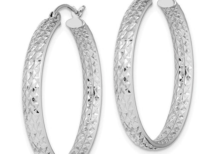 14k White Gold Earrings Style TF1590 - Classique Jewelry Inc.