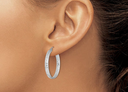 14k White Gold Earrings Style TF1590 - Classique Jewelry Inc.