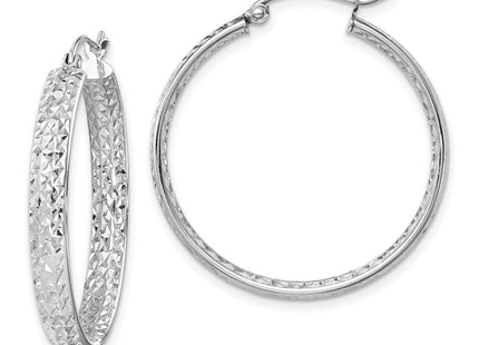 14k White Gold Earrings Style TF1590 - Classique Jewelry Inc.