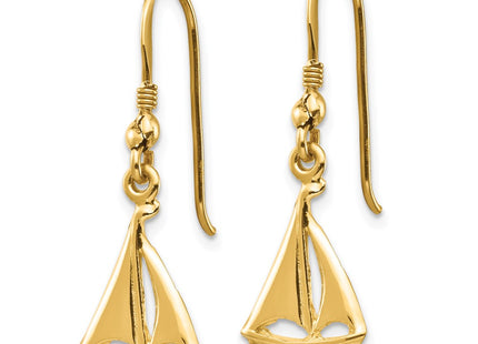 14k Yellow Gold Earrings Style TF1599 - Classique Jewelry Inc.