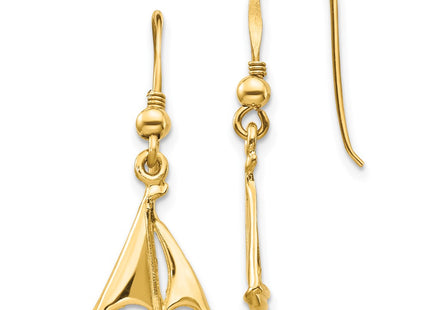 14k Yellow Gold Earrings Style TF1599 - Classique Jewelry Inc.