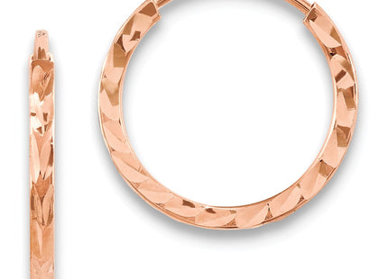 14k Rose Gold Earrings Style TF1601 - Classique Jewelry Inc.