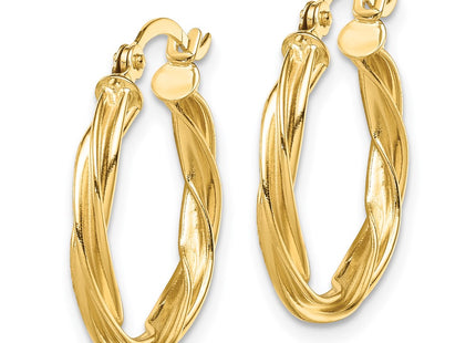 14k Yellow Gold Earrings Style TF1606 - Classique Jewelry Inc.