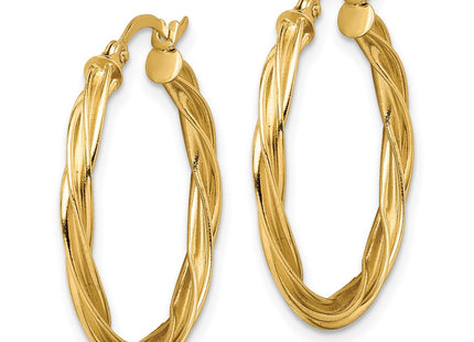 14k Yellow Gold Earrings Style TF1607 - Classique Jewelry Inc.