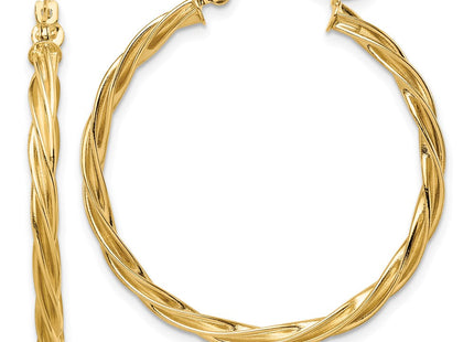 14K gold hoop earrings