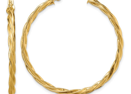 14k Yellow Gold Earrings Style TF1609 - Classique Jewelry Inc.