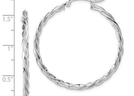 14k White Gold Earrings Style TF1609W - Classique Jewelry Inc.