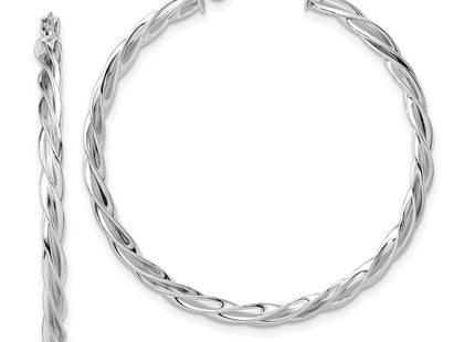 14k White Gold Earrings Style TF1609W - Classique Jewelry Inc.