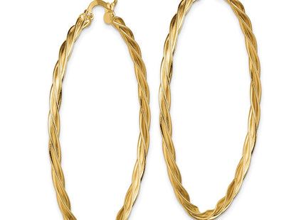 14k Yellow Gold Earrings Style TF1610 - Classique Jewelry Inc.