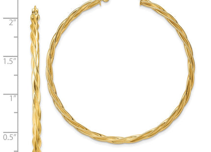 14k Yellow Gold Earrings Style TF1610 - Classique Jewelry Inc.