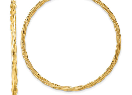 14k Yellow Gold Earrings Style TF1610 - Classique Jewelry Inc.