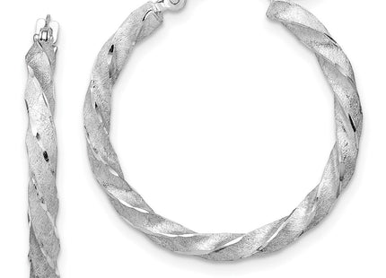 14k White Gold Earrings Style TF1611W - Classique Jewelry Inc.