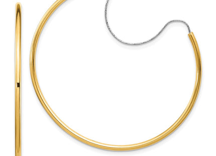 14K gold hoop earrings