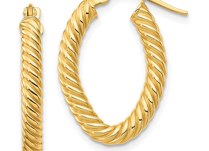 14k Yellow Gold Earrings Style TF1644 - Classique Jewelry Inc.