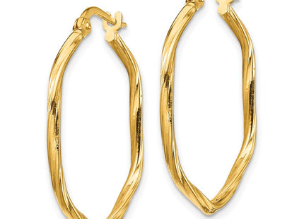14k Yellow Gold Earrings Style TF1669 - Classique Jewelry Inc.