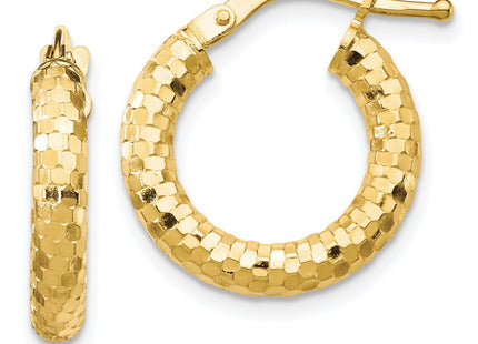14k Yellow Gold Earrings Style TF1700 - Classique Jewelry Inc.