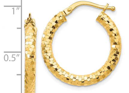 14k Yellow Gold Earrings Style TF1701 - Classique Jewelry Inc.