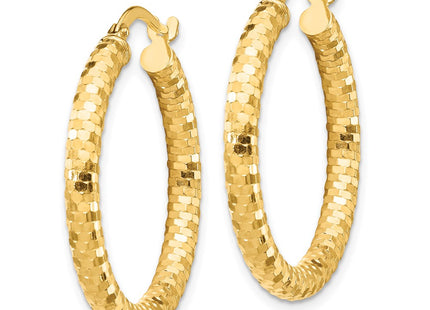 14k Yellow Gold Earrings Style TF1702 - Classique Jewelry Inc.