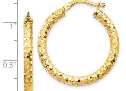 14k Yellow Gold Earrings Style TF1702 - Classique Jewelry Inc.