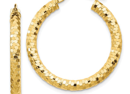 14k Yellow Gold Earrings Style TF1702 - Classique Jewelry Inc.