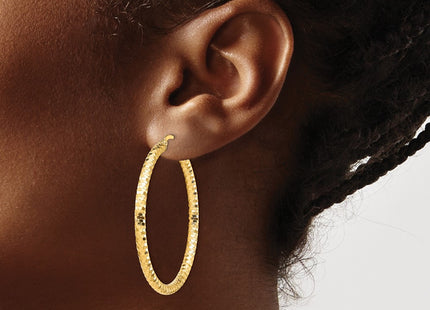 14k Yellow Gold Earrings Style TF1705 - Classique Jewelry Inc.